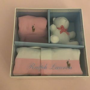 Brand New Ralph Lauren Baby Girl Dress Gift set
